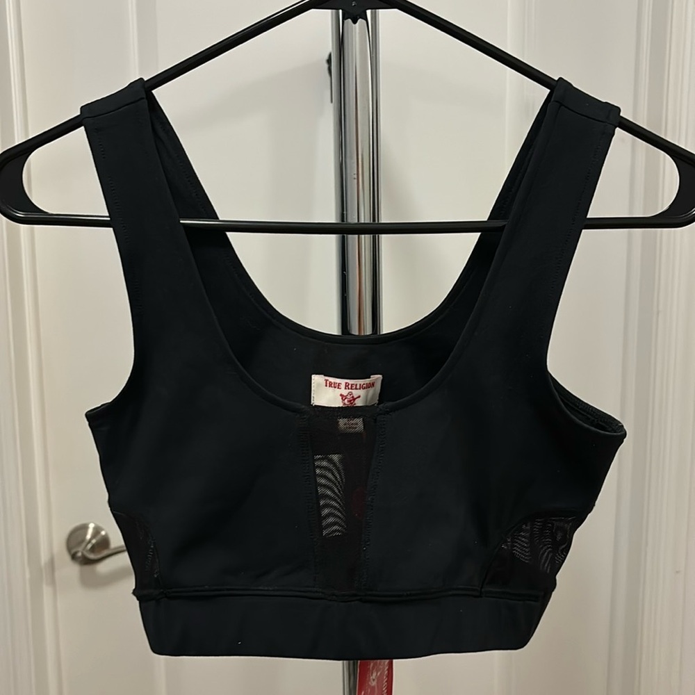 True religion mesh sports bra